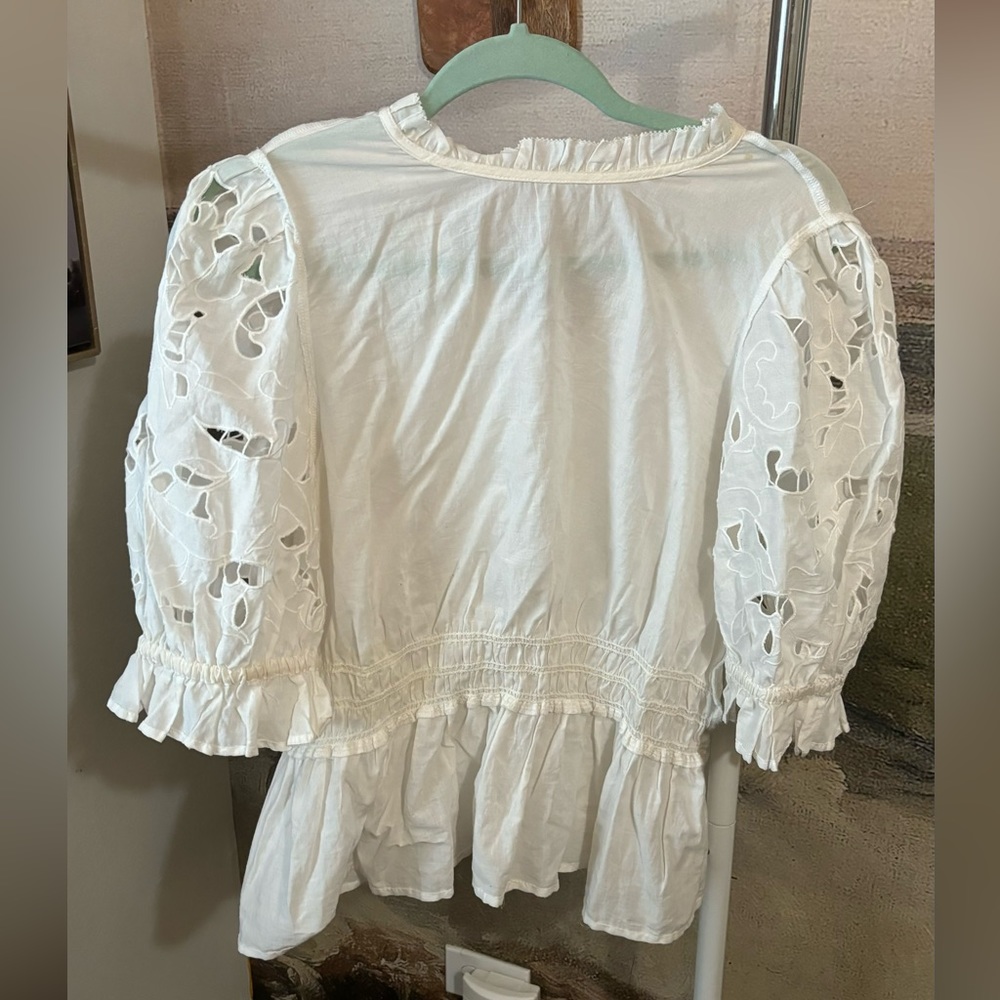 Lace White Shirt
